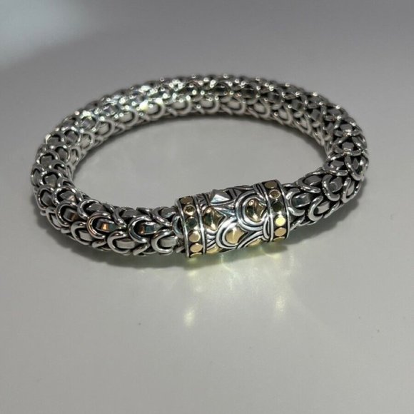John Hardy Sterling 18K Naga Bracelet - Picture 1 of 4
